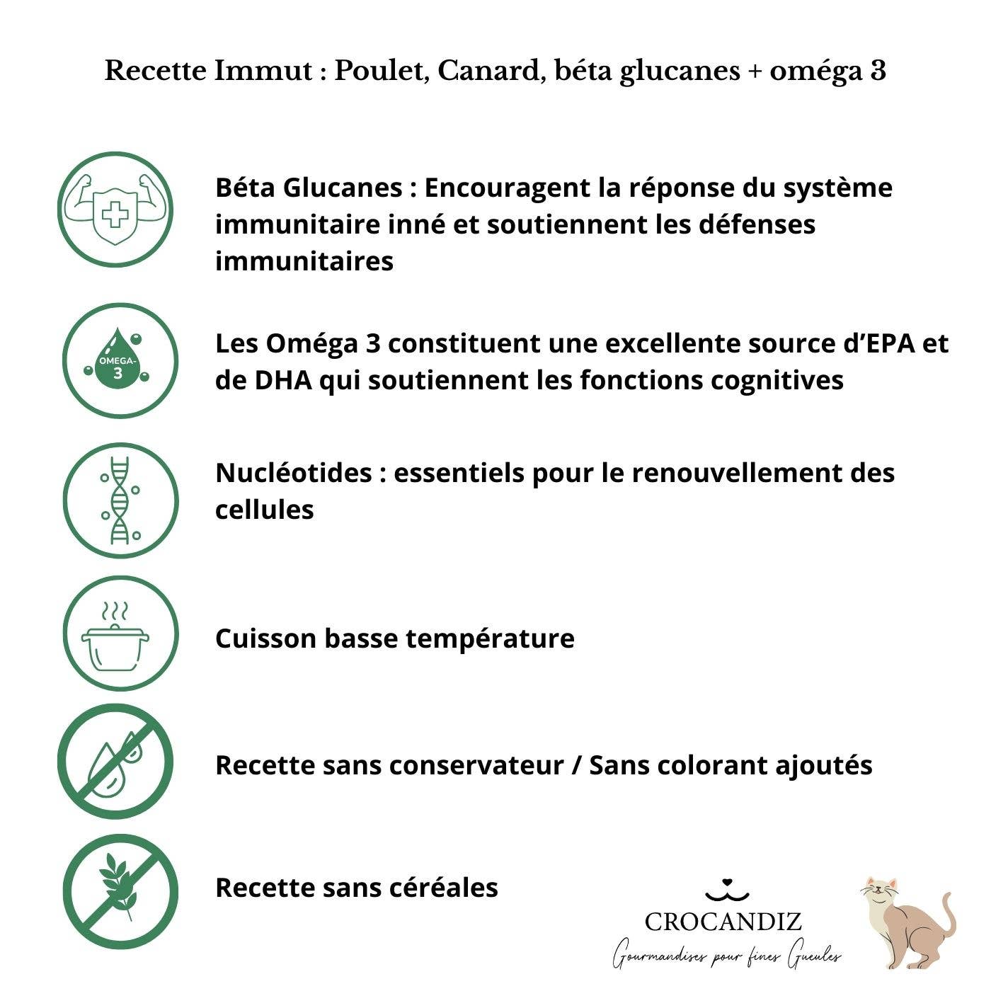 Friandises pour chat IMMUT 💪🐾