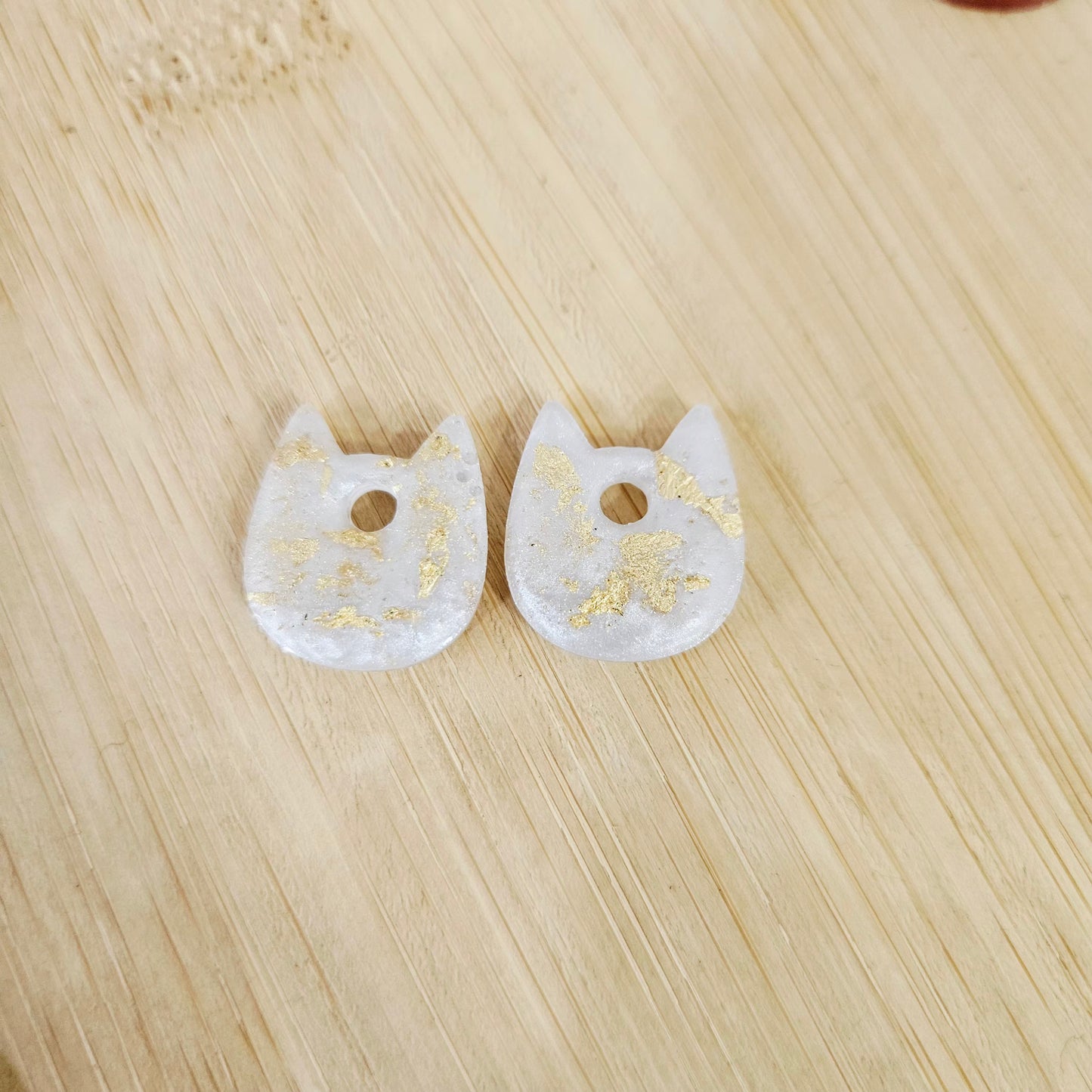 Pampilles interchangeables - motif tête de chat ou empreinte