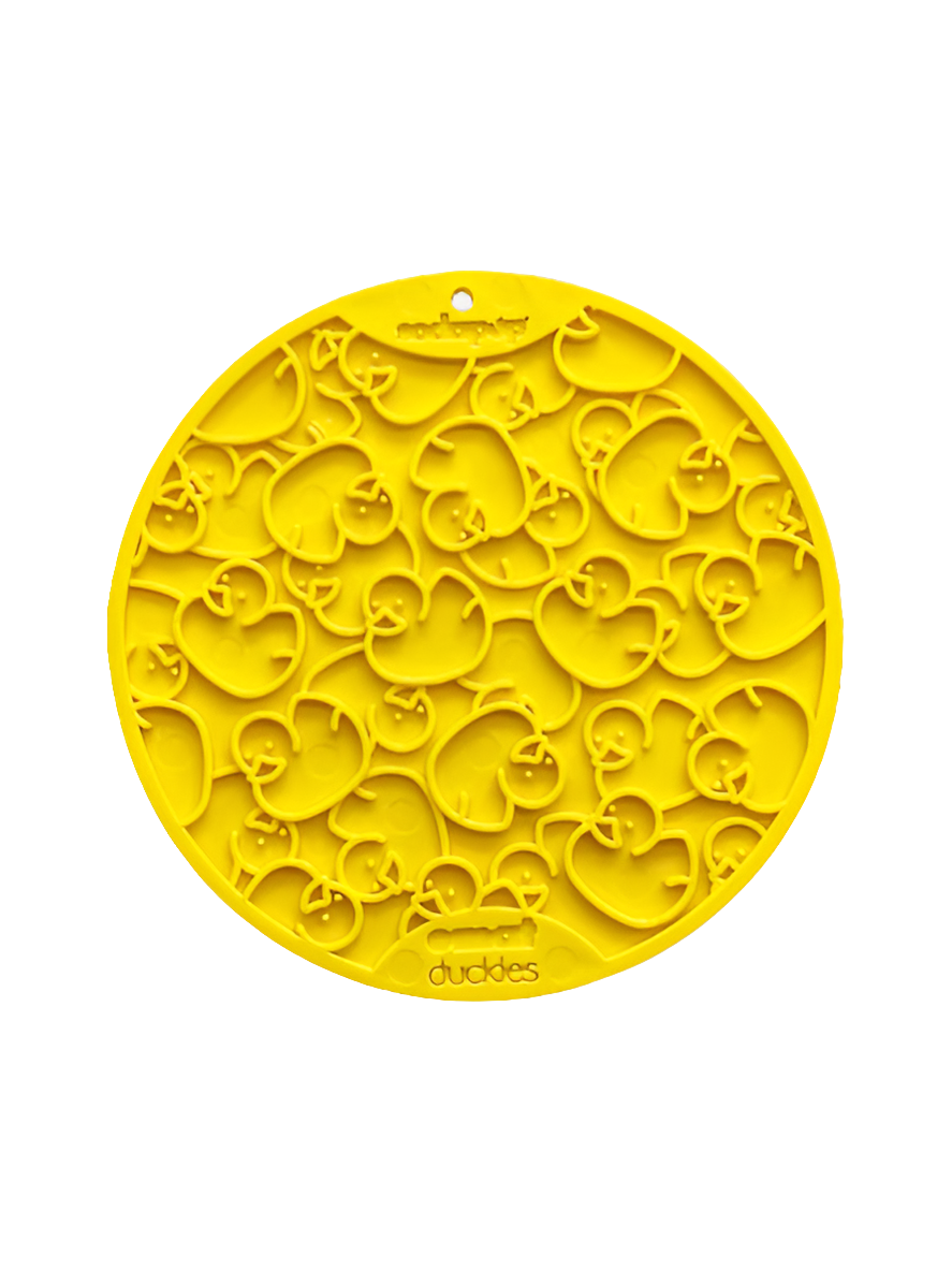 Tapis de léchage pour chien et chat - Canard