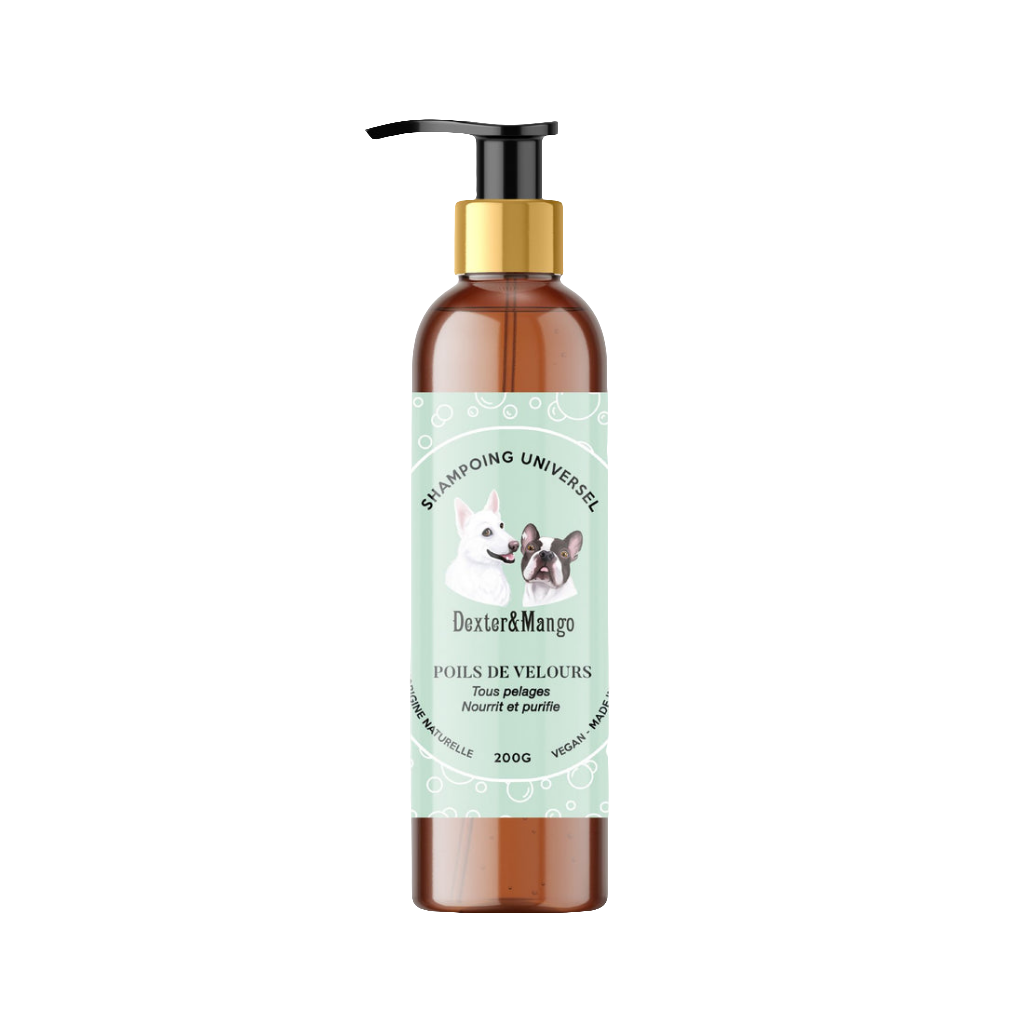 Shampoing liquide Poils de Velours pour chien - 200g