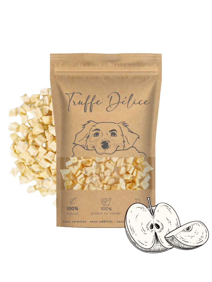 Friandises à la pomme pour chien