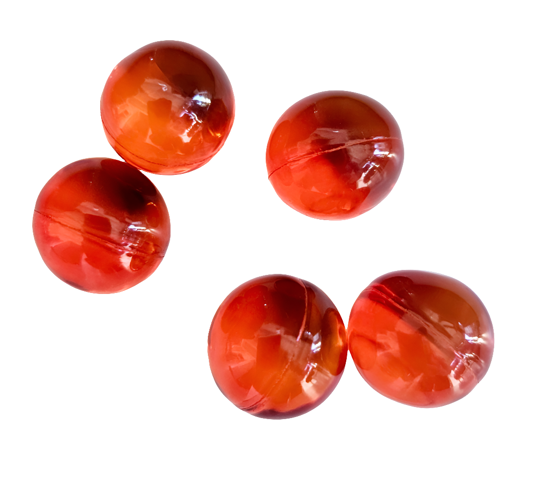 Perle de bain ronde Abricot