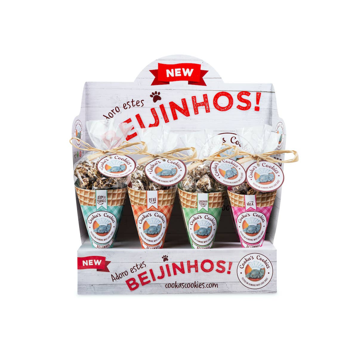 Bisous roses - Friandises pour chiens dinde et thon