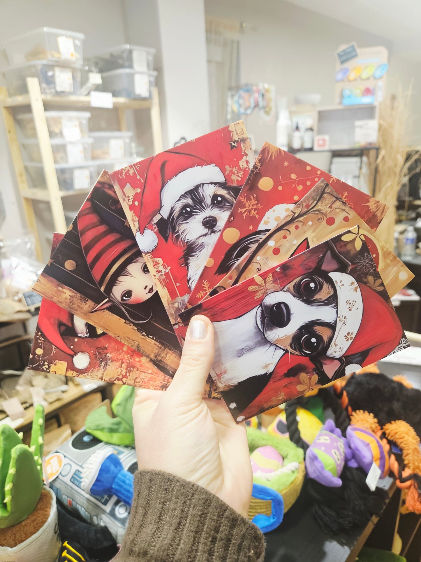 đ Carte de vĆux de NoĂ«l â Chats et chiens