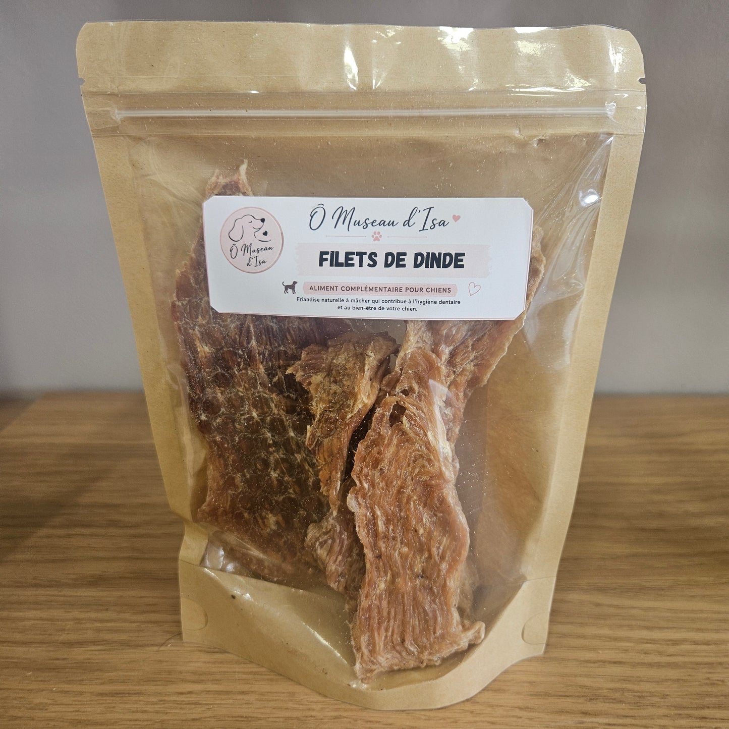 Filets de dinde séchées - Mastication gourmande pour chat et chien