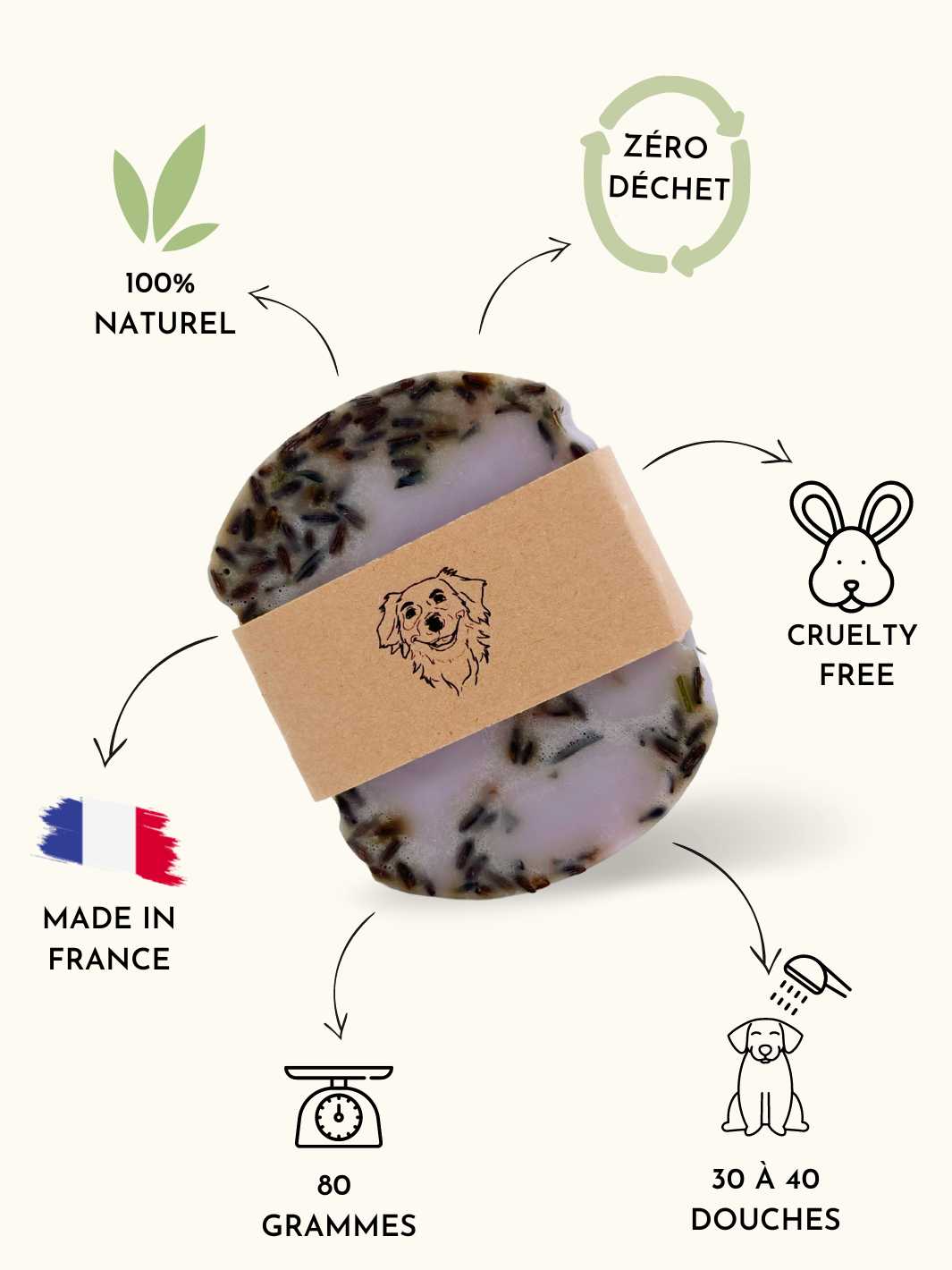 Shampoing antipuce pour chien