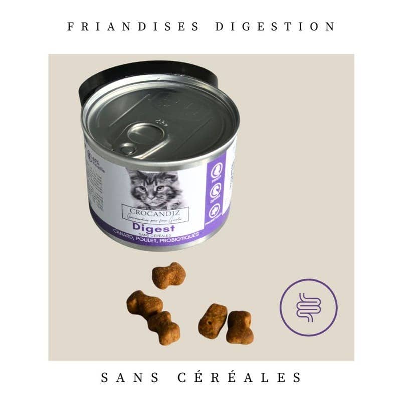 Friandises Digest Digestion & Transit – Canard & Poulet pour chat