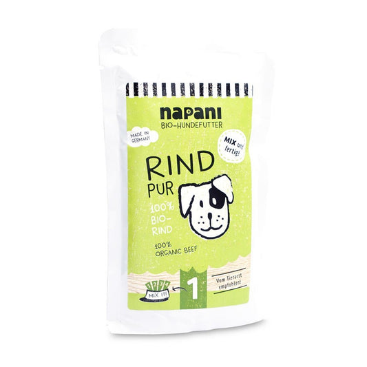 Menu bio au bœuf - Nourriture humide complémentaire pour chien