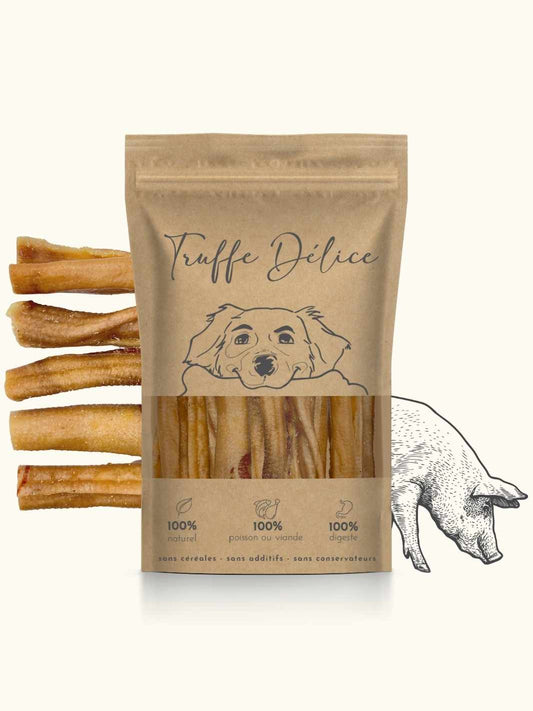 Peaux de cochon - mastication pour chien