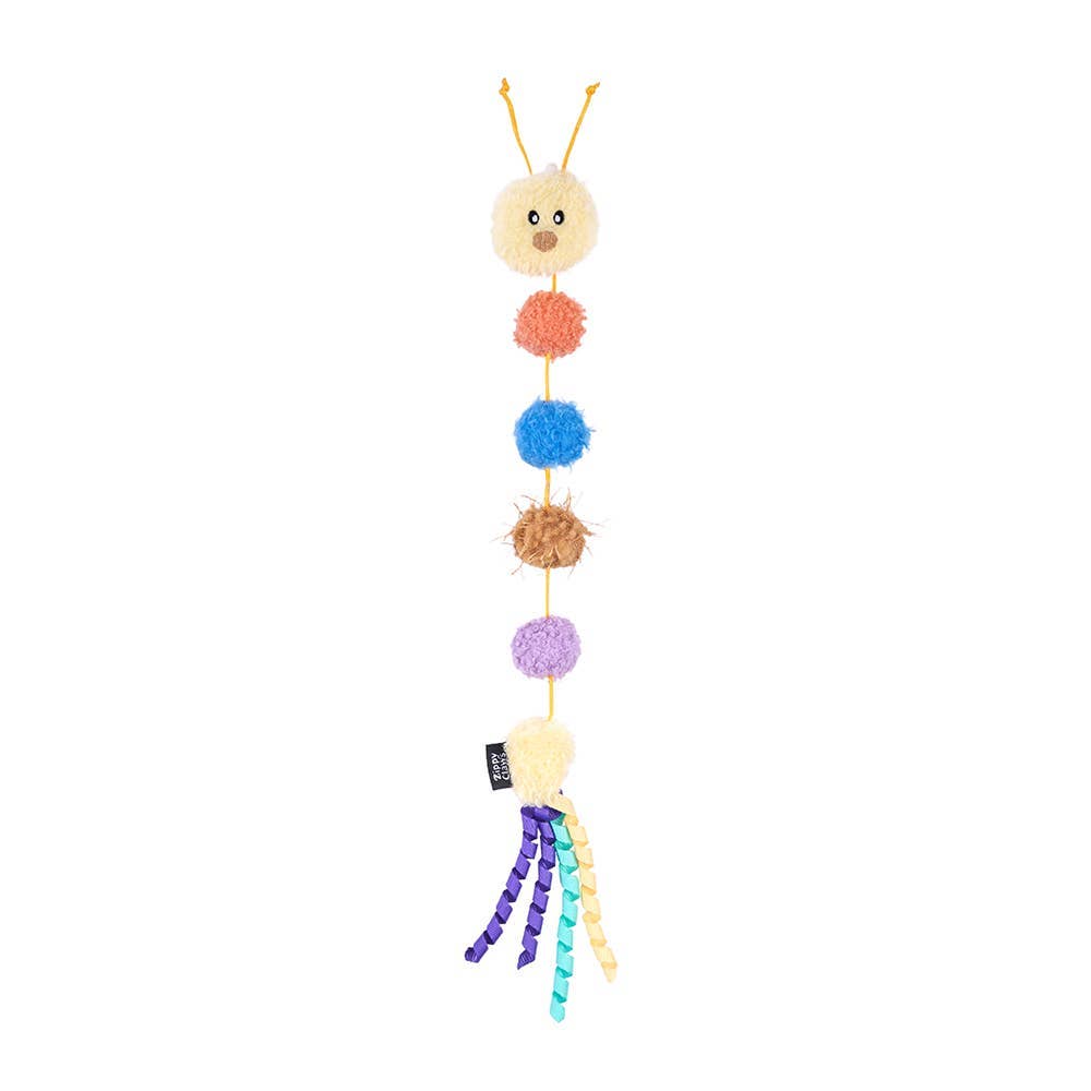 ZippyClaws PomPom Caterpillar – Jouet pour chat