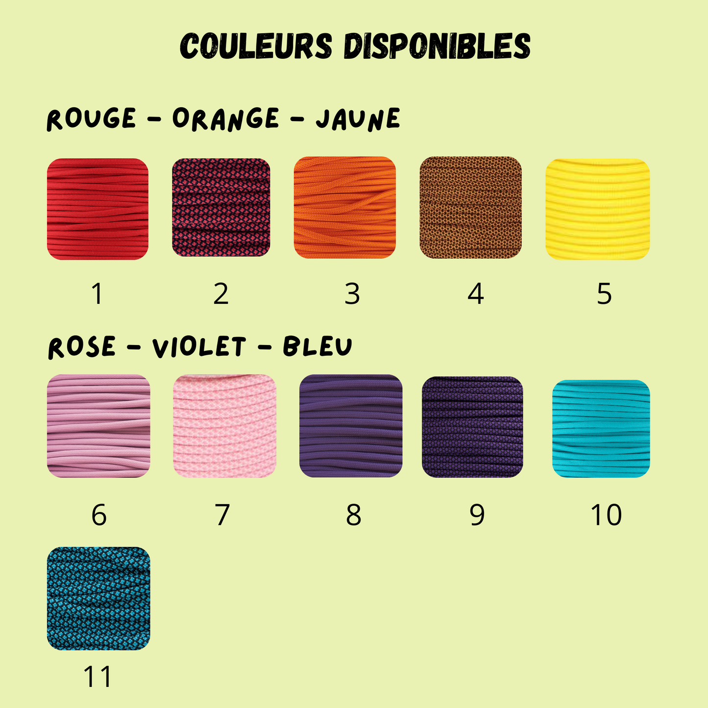 Laisse tressée
