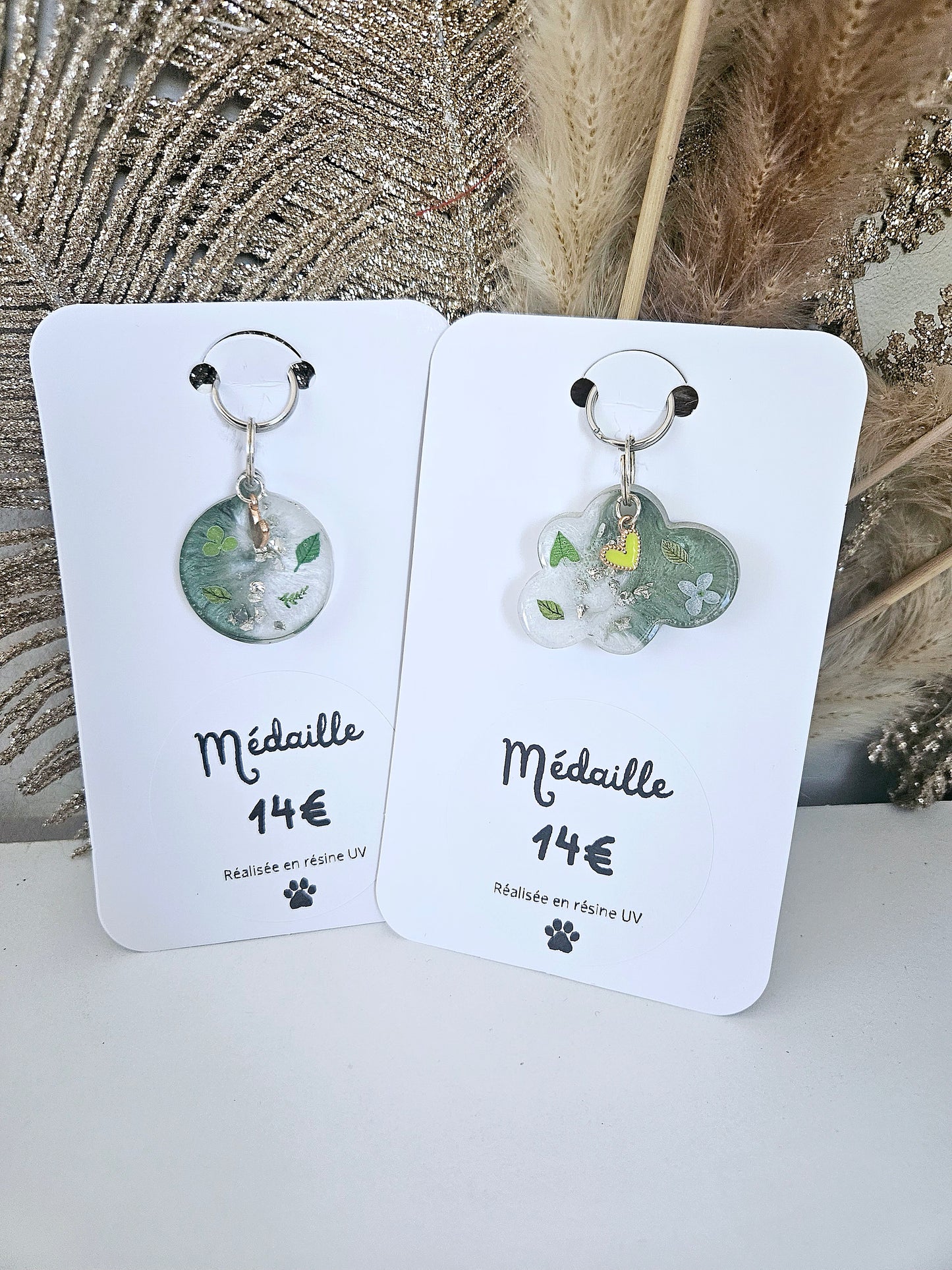 Médaille Feuilles