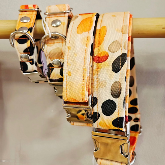 Collier réglable en tissu – Collection Léo Punch