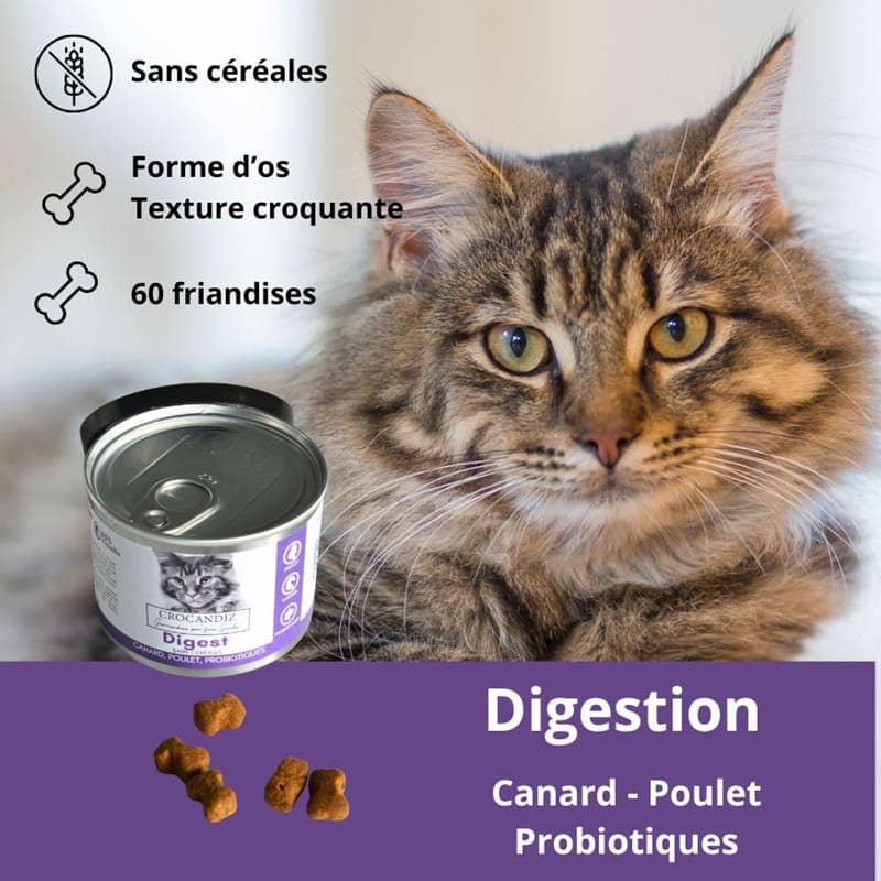 Friandises Digest Digestion & Transit – Canard & Poulet pour chat