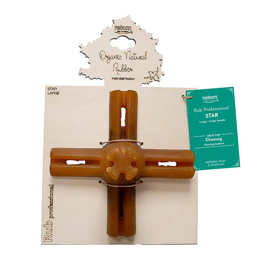STAR – Jouet d'occupation en caoutchouc naturel pour chien