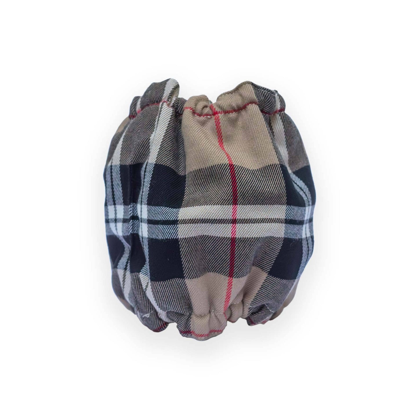 Snood Imperméable Réversible Logan pour chien – Beige Ciré & Carreaux