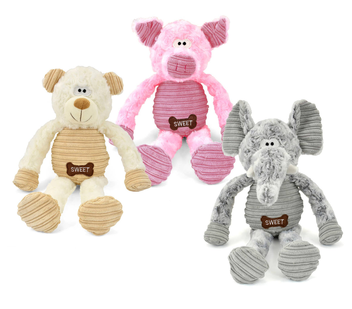 Sweet Animals 37cm - Peluches pour chien