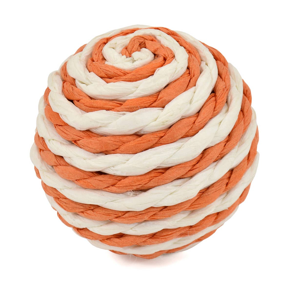 Balles spiralées colorées pour chat