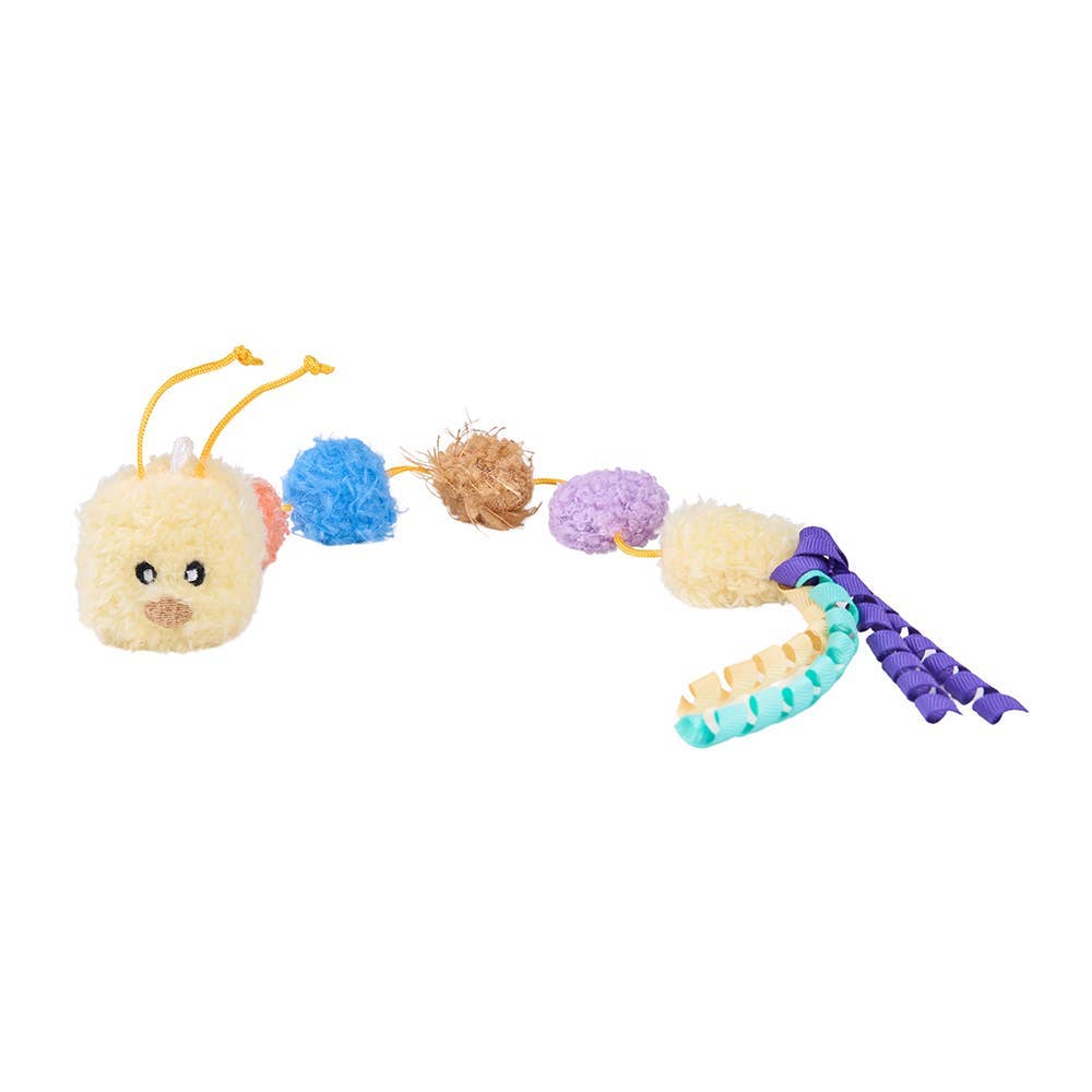ZippyClaws PomPom Caterpillar – Jouet pour chat