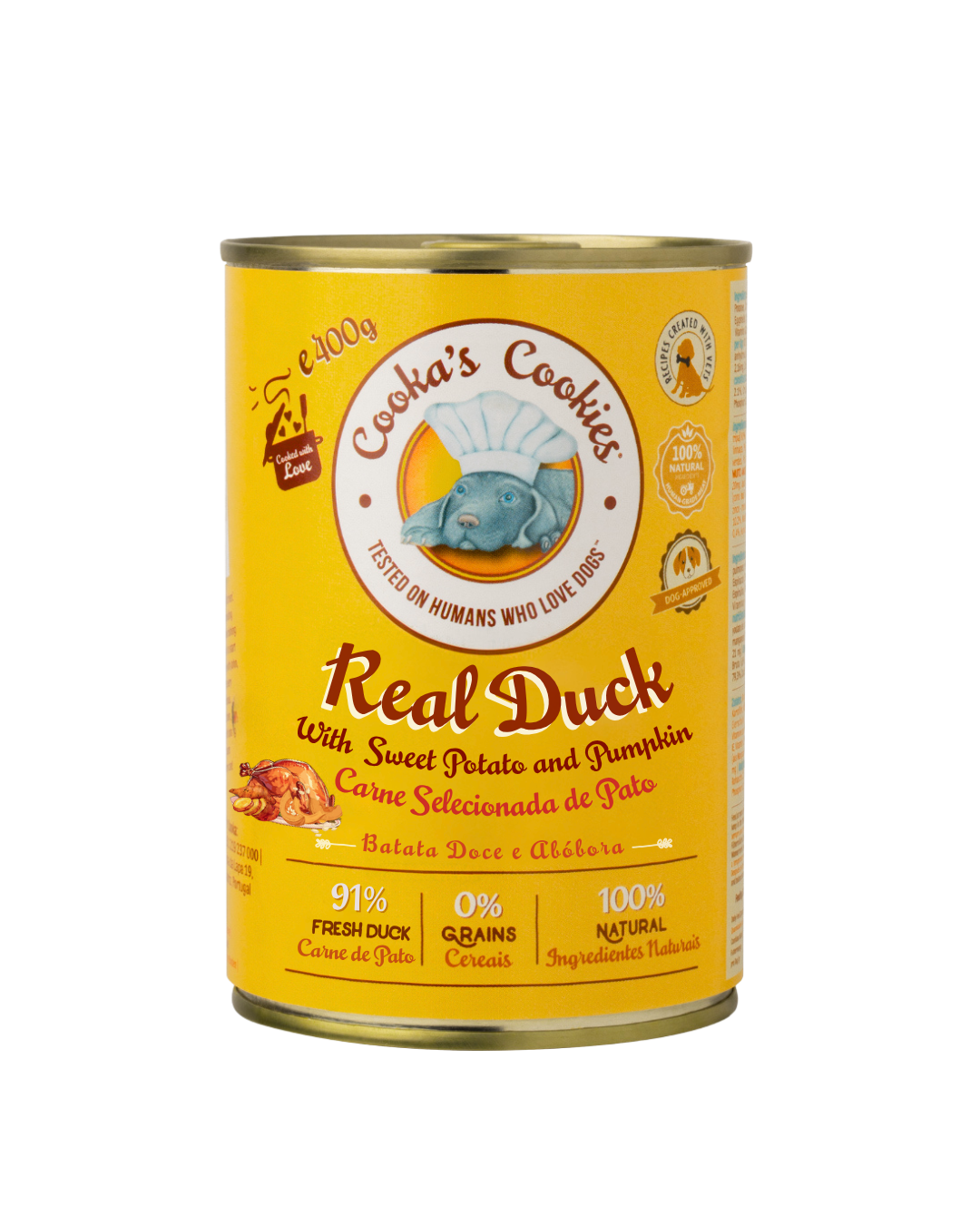 Real Duck – Repas complet au canard pour chien 400 g