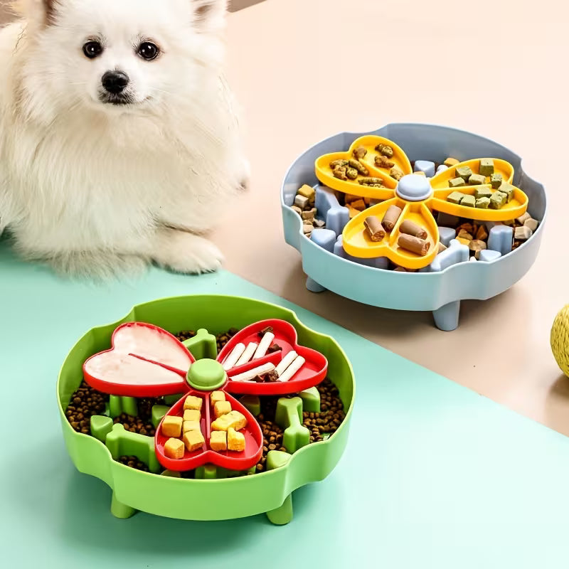 Gamelle anti-glouton pour chien et chat – alimentation lente