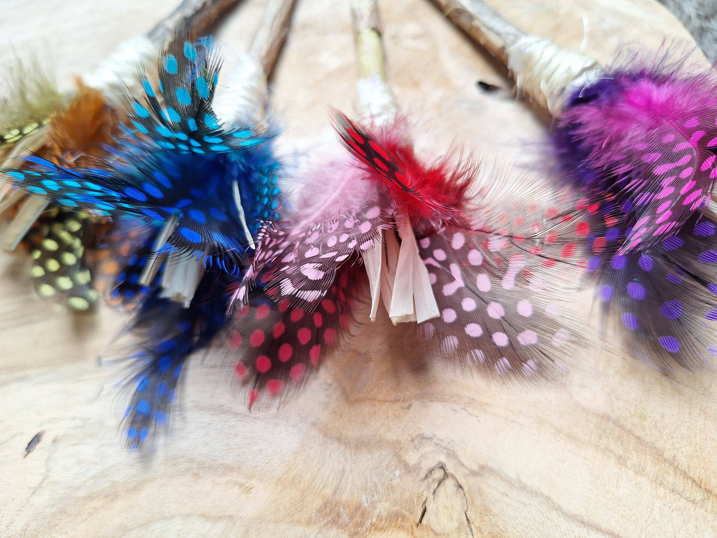 Bâton de Matatabi à plumes – Jeu naturel pour chat 🪶
