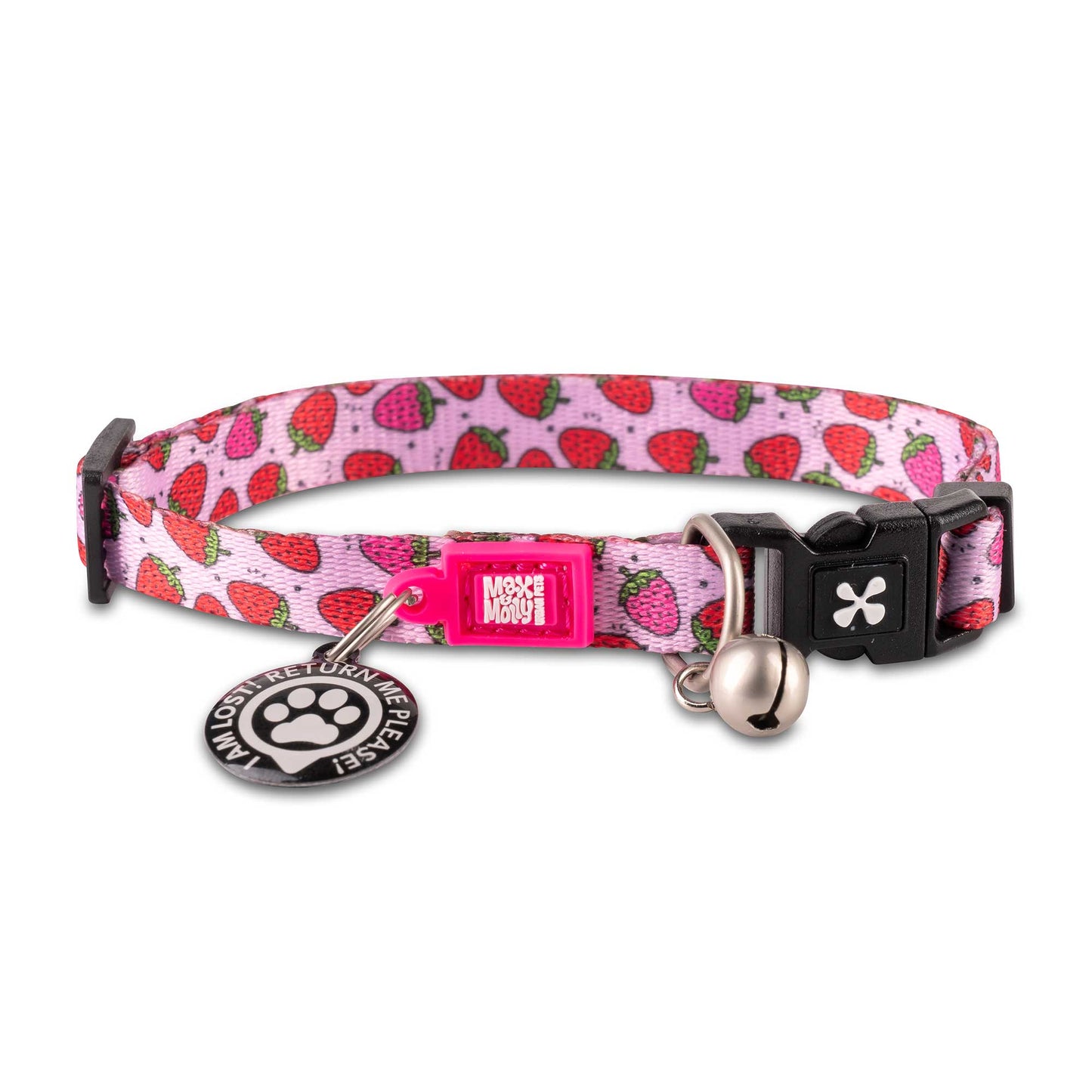 Collier pour chat - Rêve de fraise