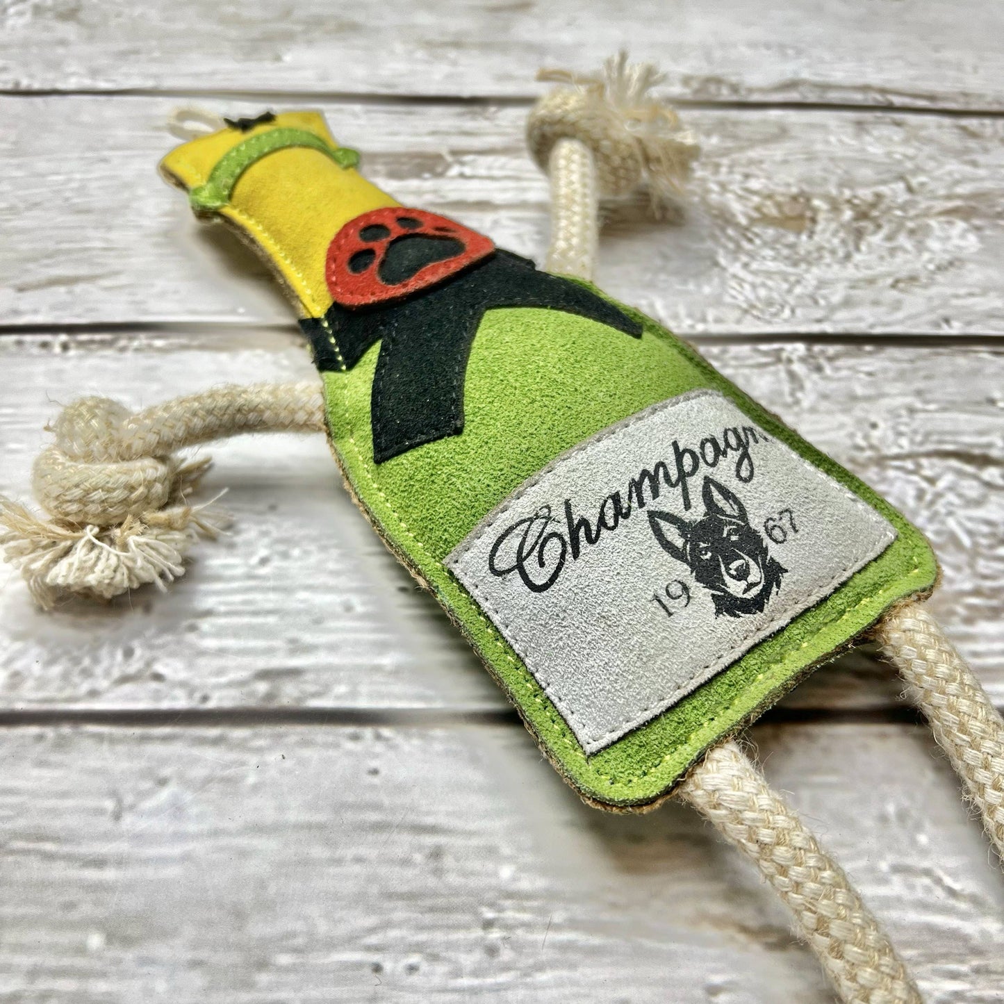 Bouteille de champagne - Jouet pour chien