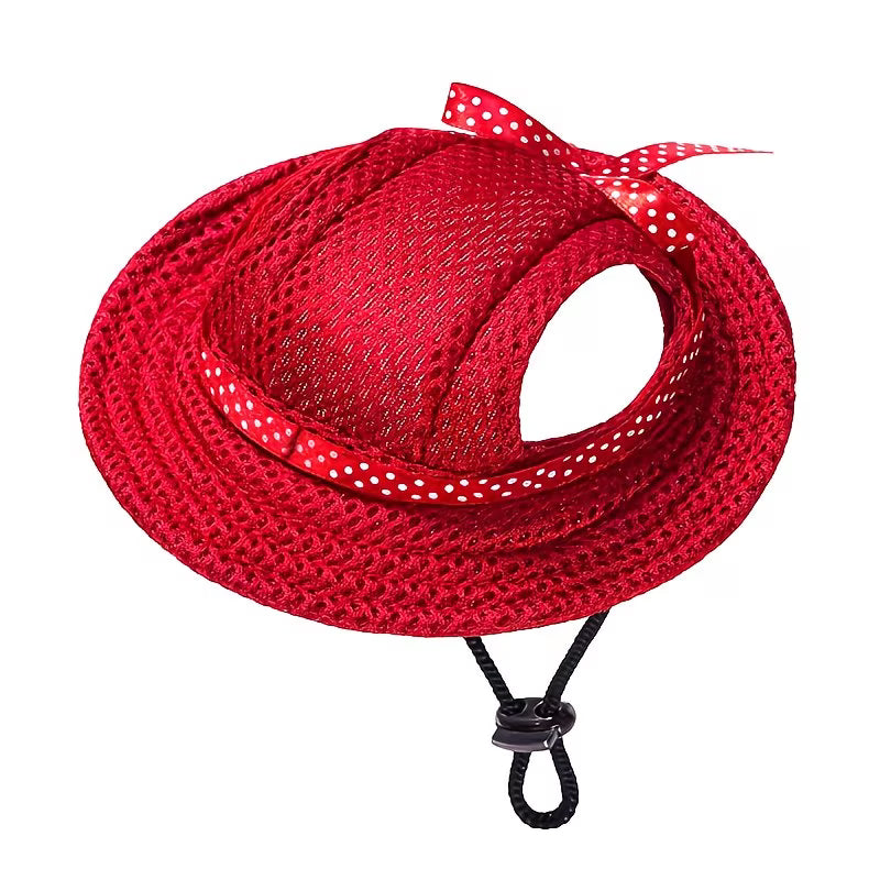 Chapeau de soleil respirant pour chien et chat