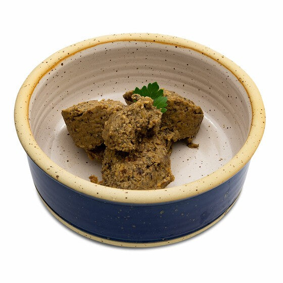 Recette bio végane faible en purine - Nourriture humide complémentaire pour chien 150g
