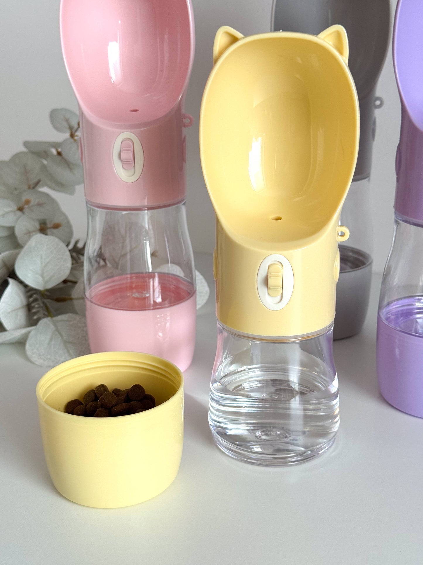 Bouteille d'eau pour animaux de compagnie Cute Ears, bouteille d'eau pour chien