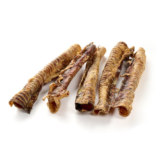Trachées de bœuf 30cm - lot de 5 trachées - mastication gourmande pour chien
