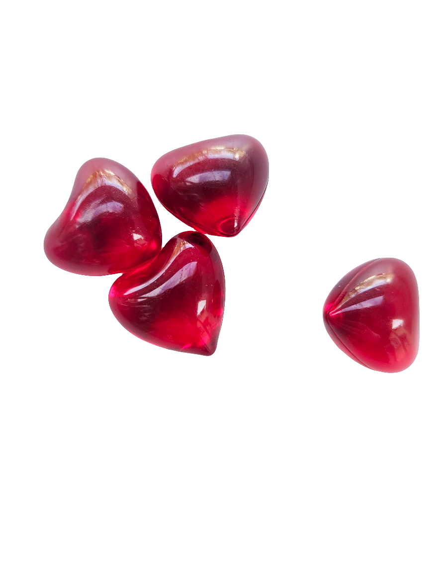 Perle de bain Cœur Fraise