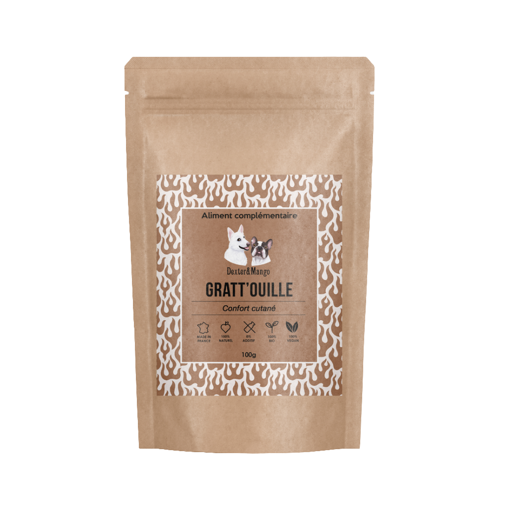 Complément alimentaire anti-démangeaison Gratt'ouille pour chat et chien - 100g