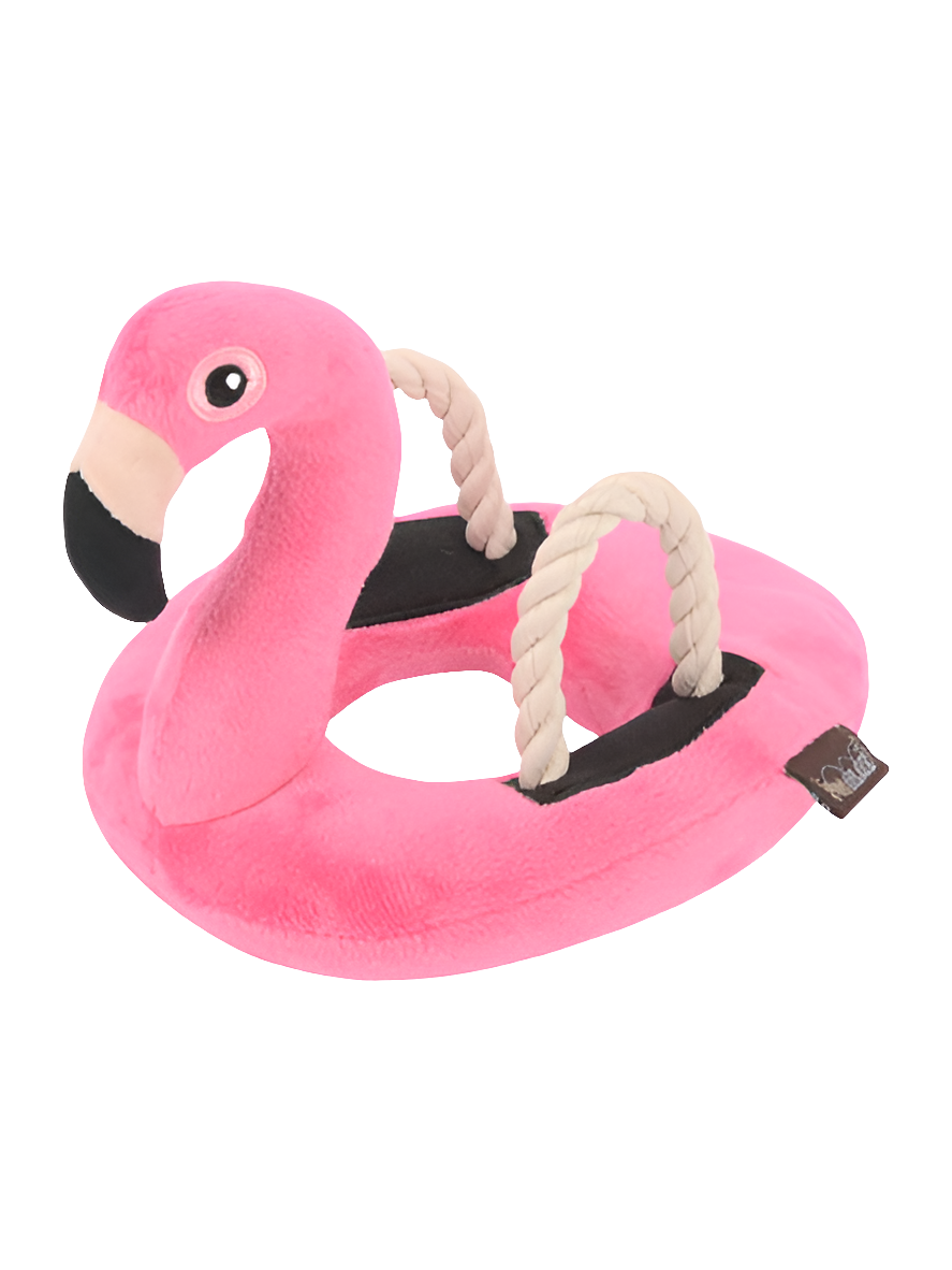 Peluche Bouée Flamant rose