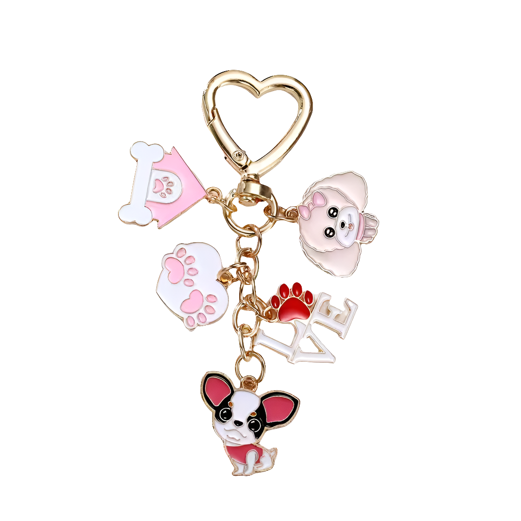 💛 Porte-clés “LOVE” – Finition Dorée