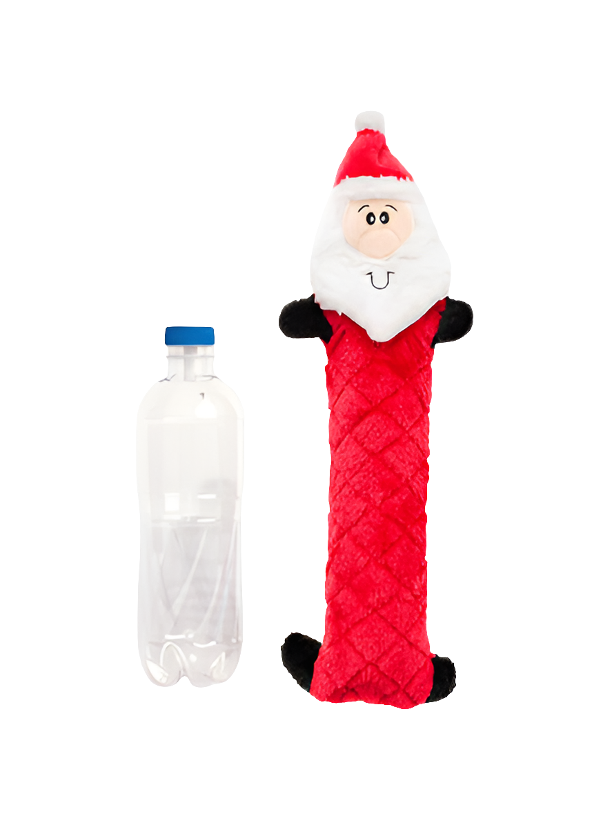 Peluche de Noël Père Noël Jigglerz - peluche pour chien