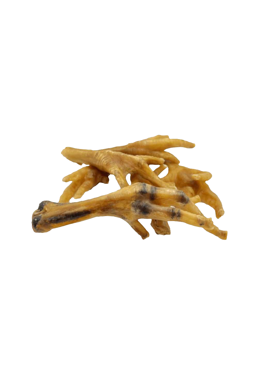 Pattes de poulet séchées - Mastication gourmande pour chien - 200g