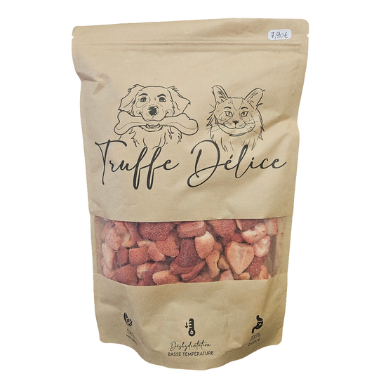 Friandises à la fraise pour chien