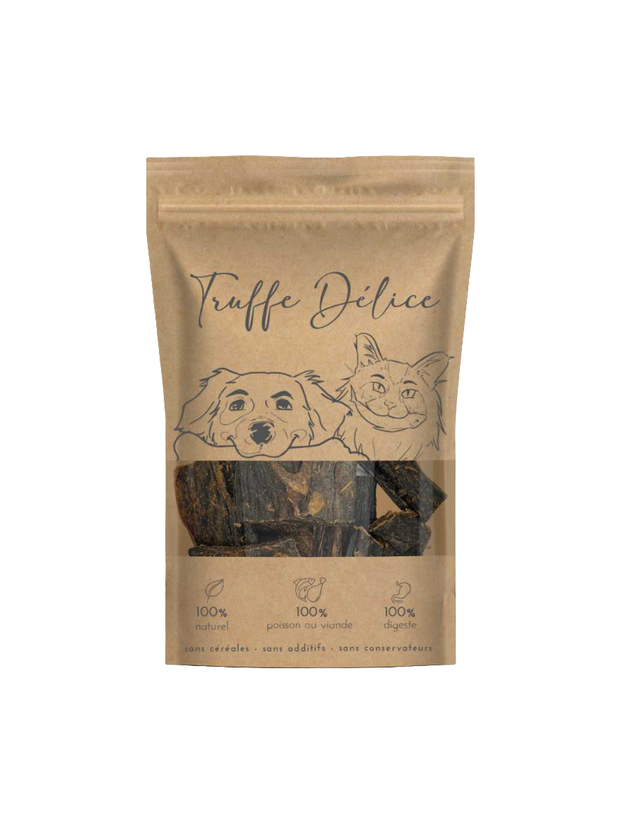 Foie de boeuf - Mastication gourmande pour chien - 200g