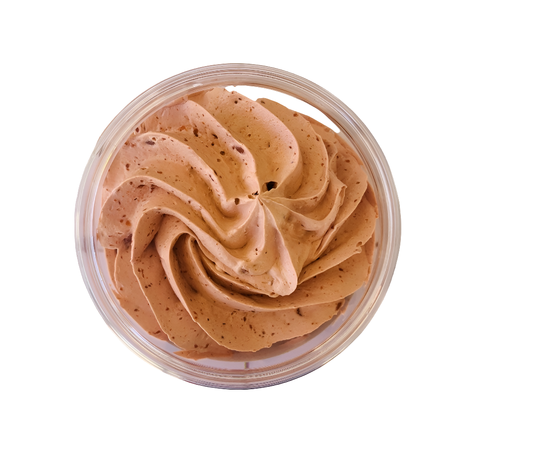 Chantilly de douche et bain exfoliante Viennoiserie à la poudre de noix d’abricot - 100g