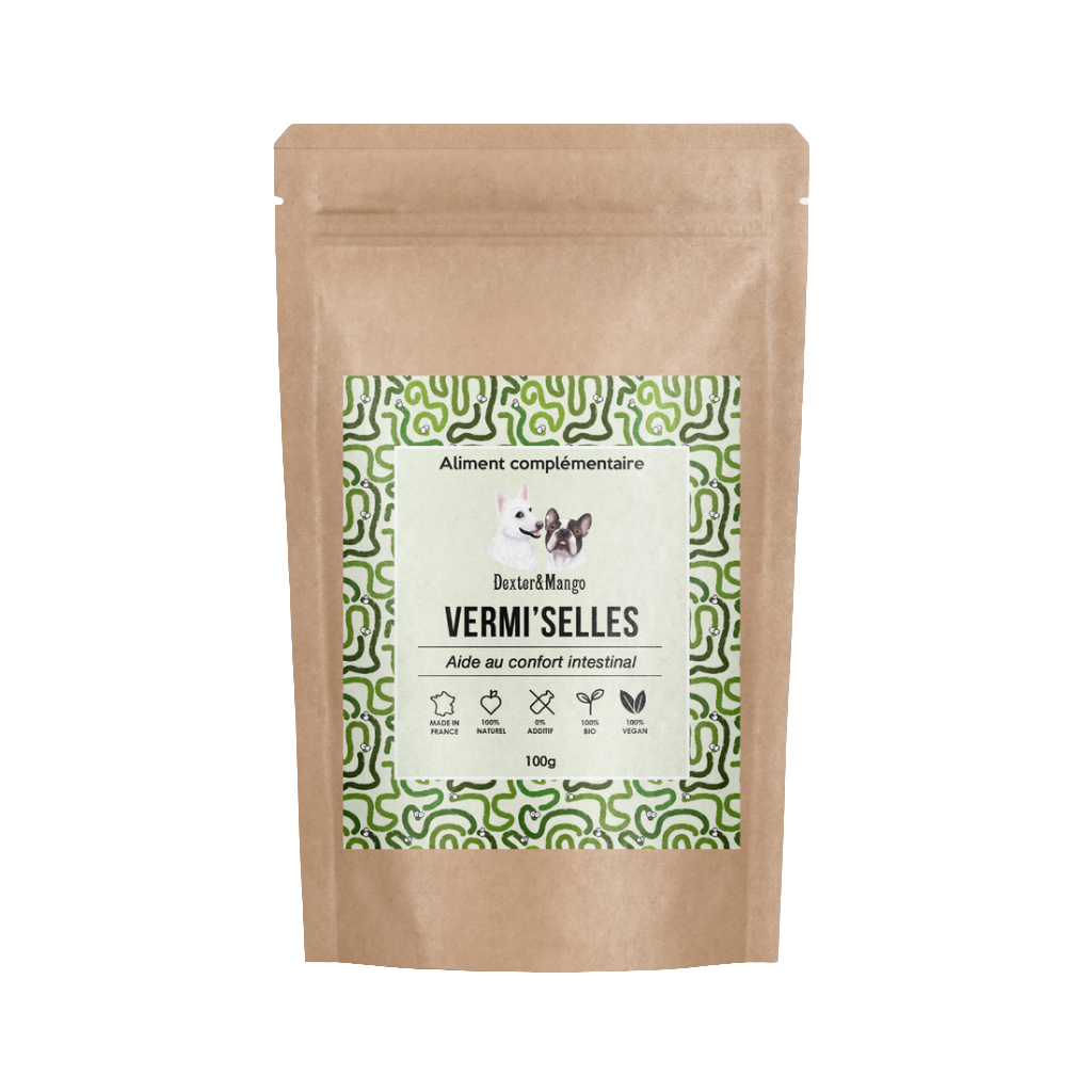 Complément alimentaire Vermi'selles pour chat et chien - 100g