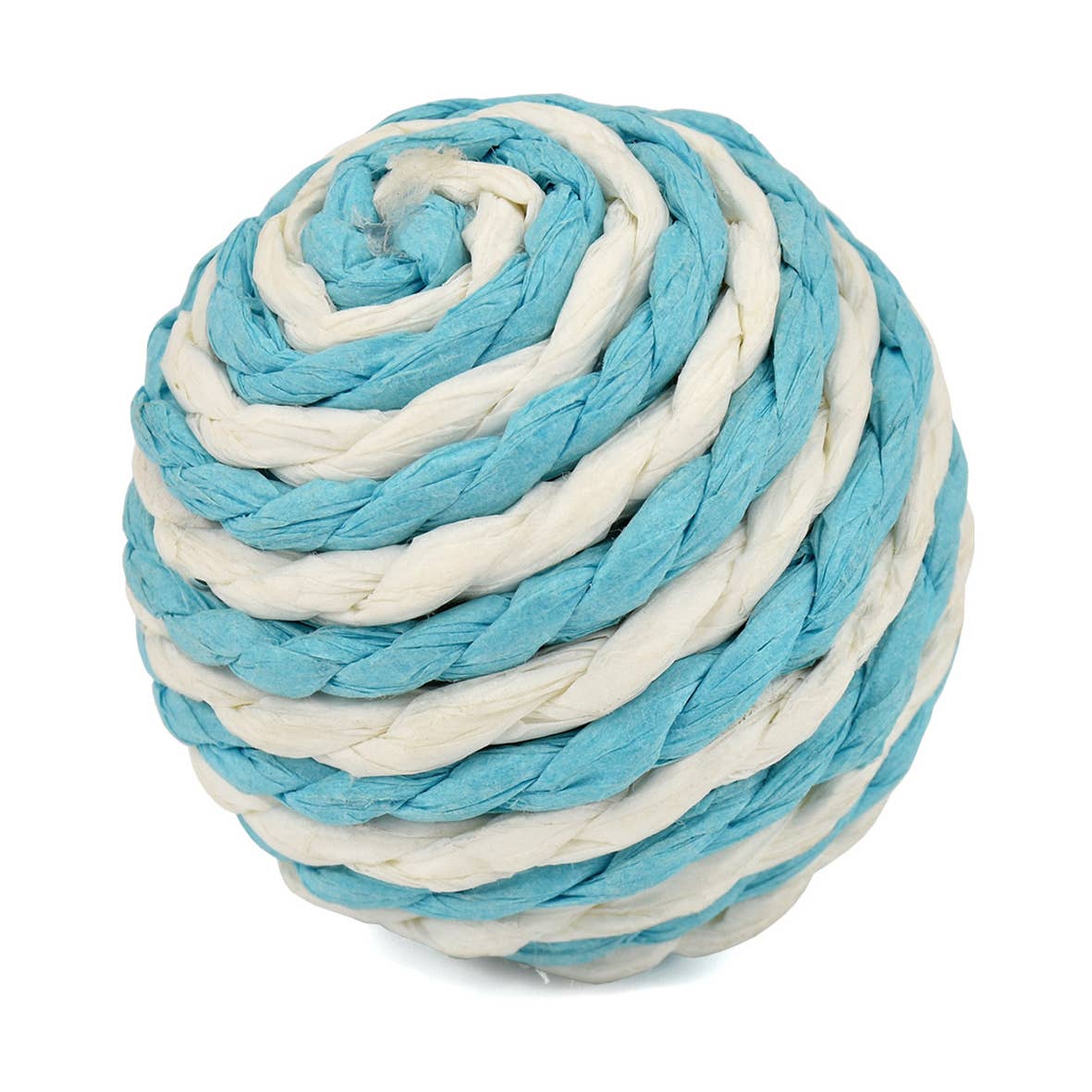 Balles spiralées colorées pour chat
