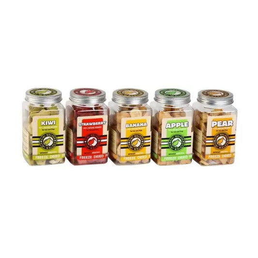 🍖 Friandises lyophilisées 100 % fruits – pour chien ou chat 🐾