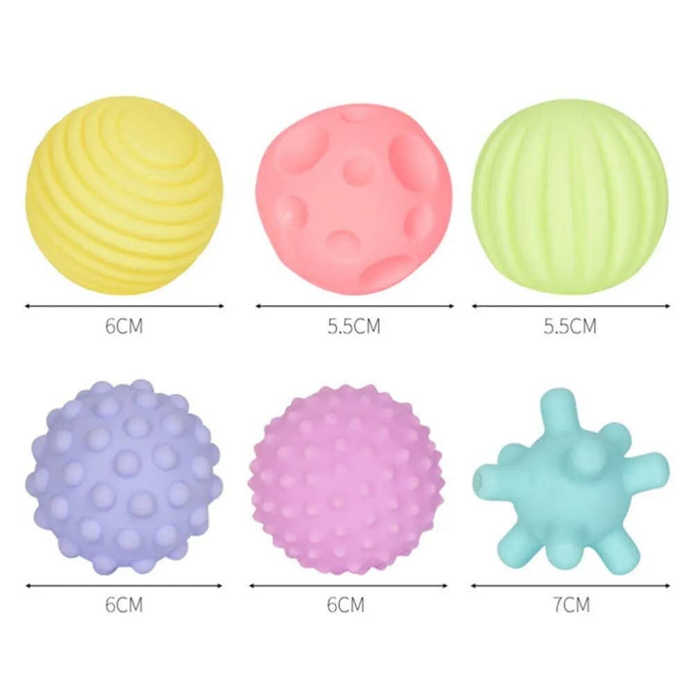 🎾 Pack de 6 balles polyvalentes pour chiens - jouet pour chien