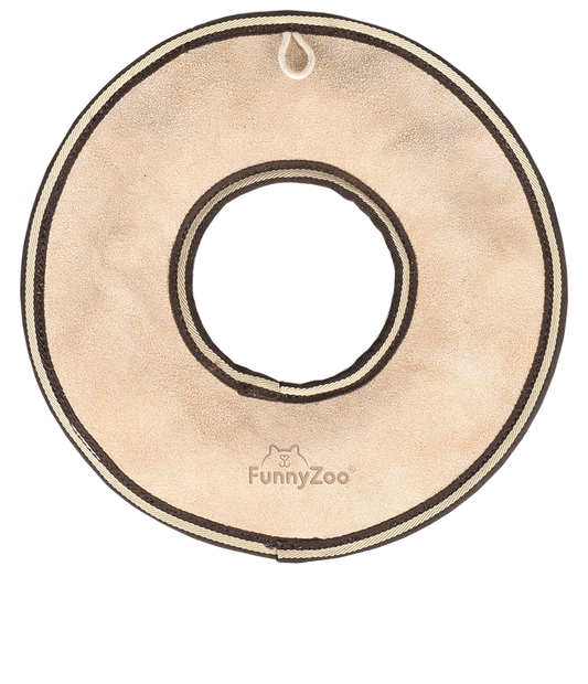 Frisbee en daim - Jouet naturel pour chien