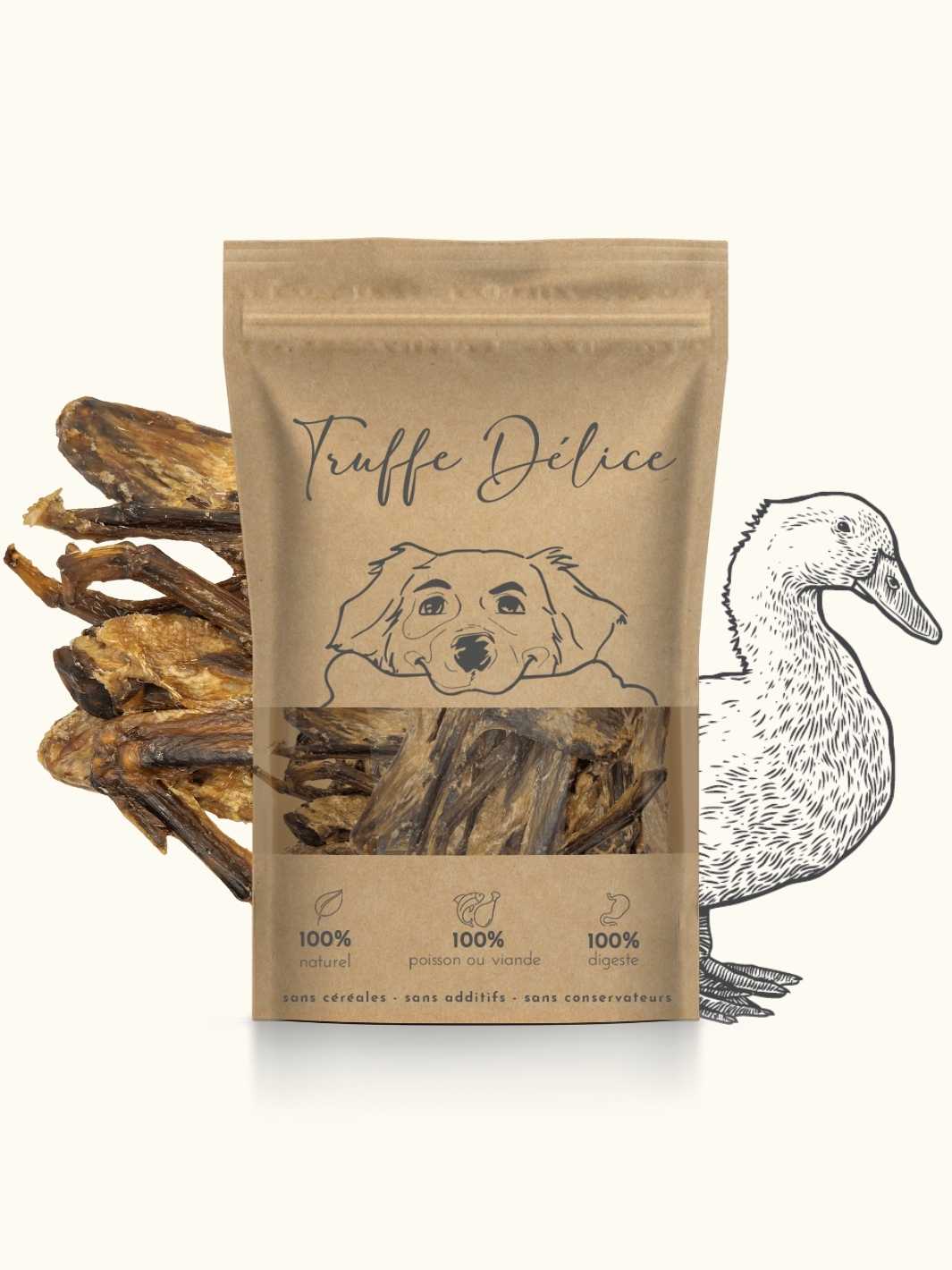 🦆 Wings de canard – Friandises 100 % naturelles pour chien