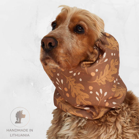 🐾 Snood Imperméable Double Épaisseur - Chêne d'automne