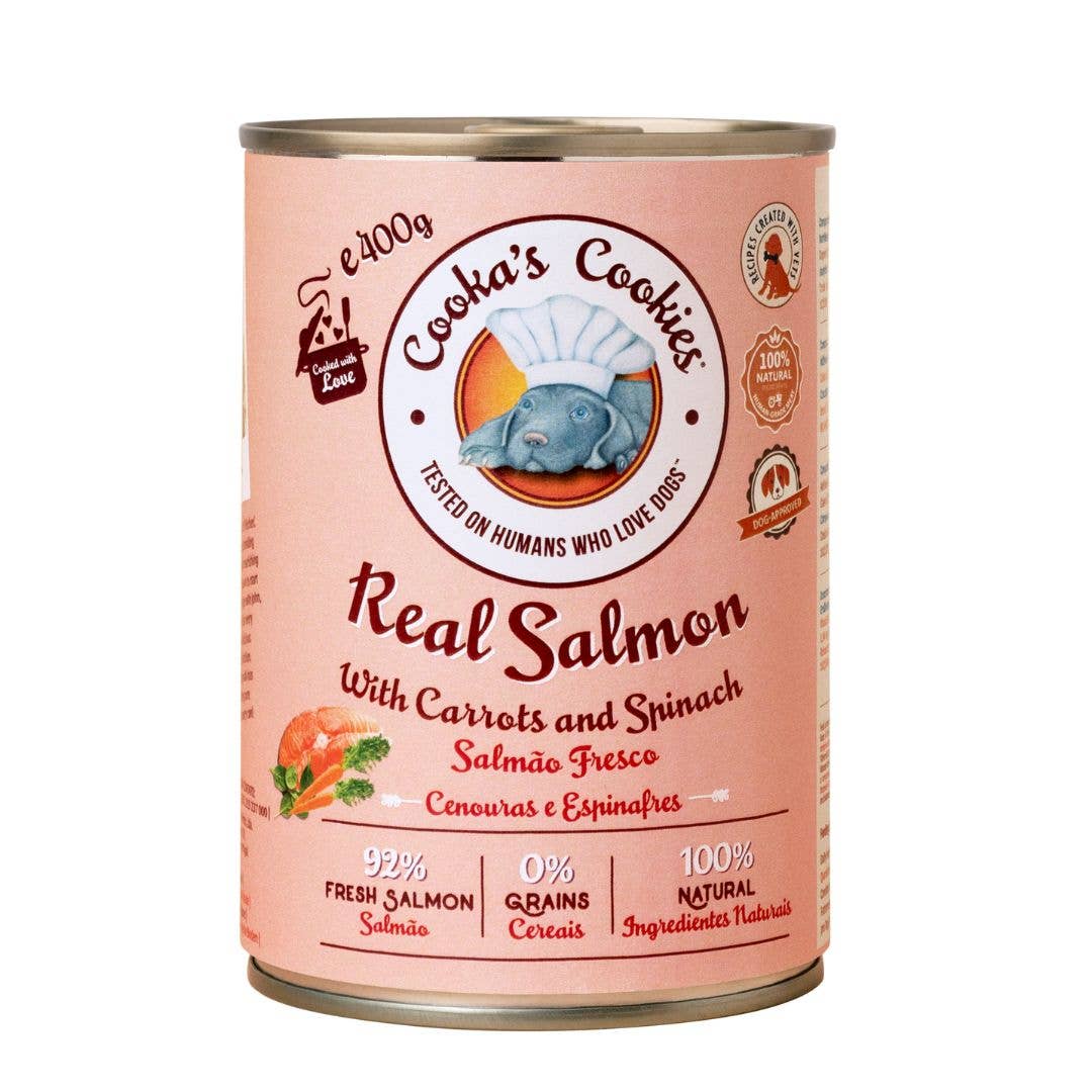 Real Salmon – Repas complet au saumon pour chien 400 g