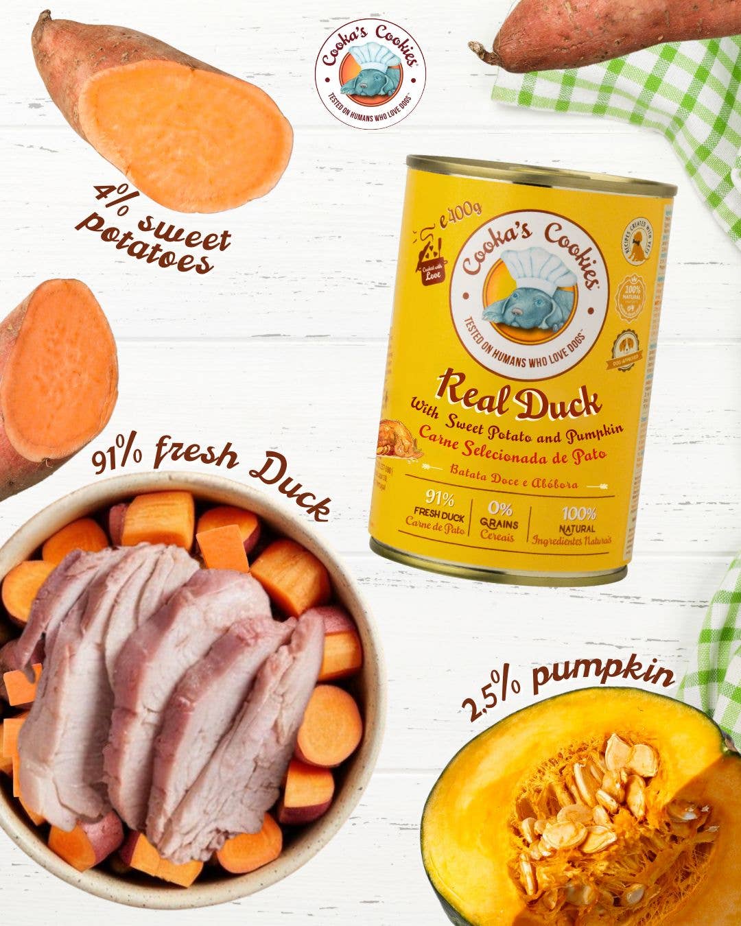 Real Duck – Repas complet au canard pour chien 400 g
